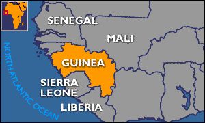 Карта Республики Гвинея для СМИ