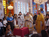Богослужение в православной церкви Мапуту